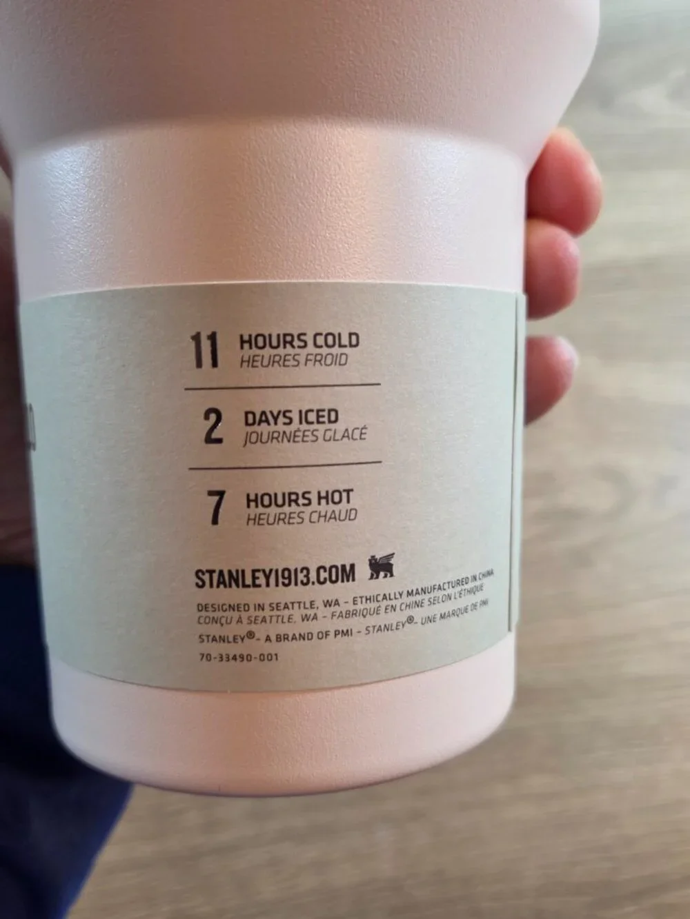 Stanley Quencher H2O FlowState Tumbler 40oz Rose Quartz Pink New - Picture 3 of 9